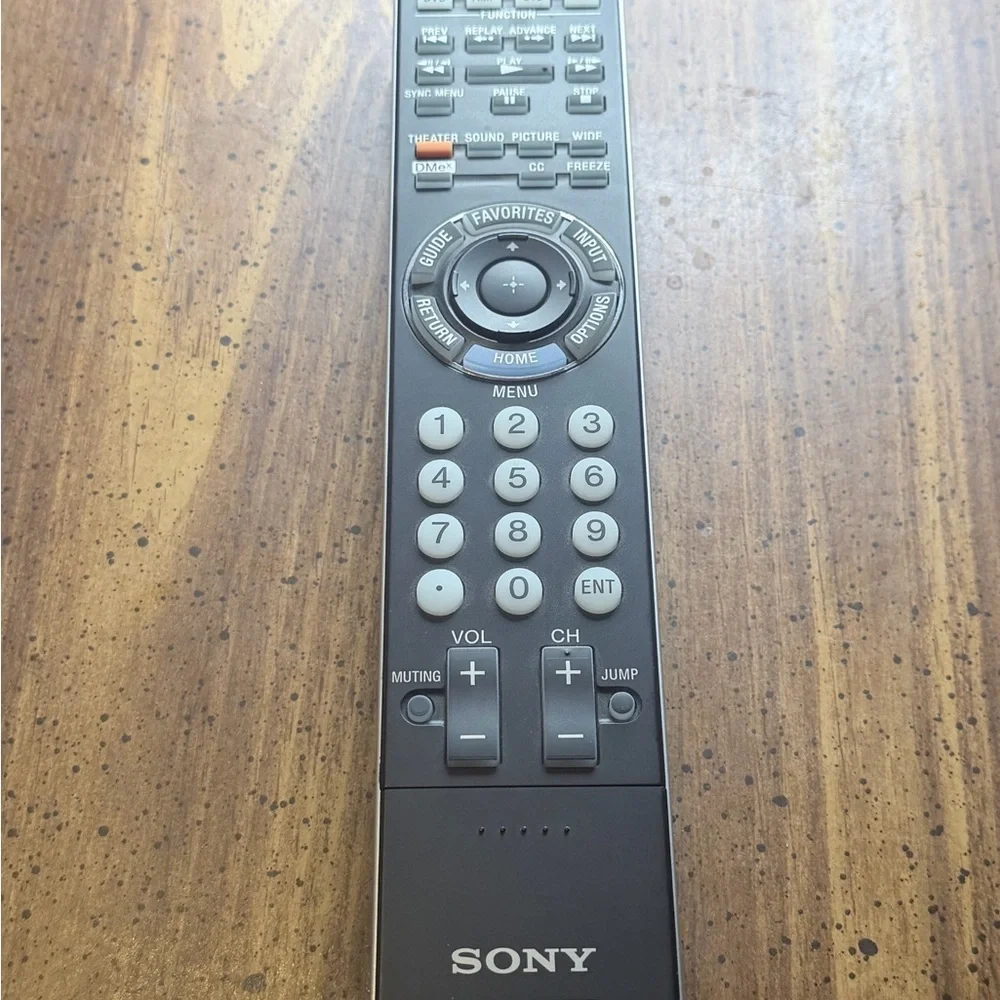 Sony RM-YD024 TV Black Textured Remote Replacement